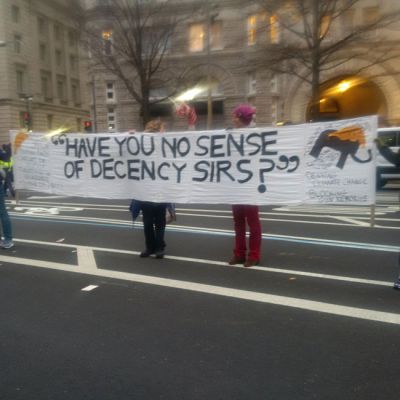 Just asking! Women’s March, Washington, DC, January 21, 2017.
