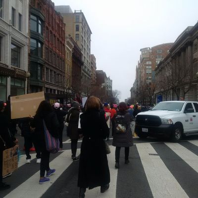 Strength in numbers, Women’s March, Washington, DC, January 21, 2017.