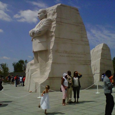 Martin Luther King Memorial, Opening Day, August 28, 2011.