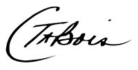 CTaBois signature.