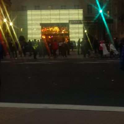 We’re not going anywhere! Women’s March, Washington, DC, January 21, 2017.