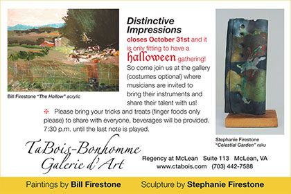 Bill Firestone Distinctive Impressions exhibition.